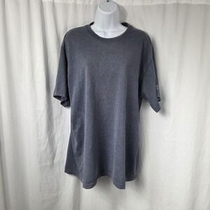 Russell Athletic Shirt Mens Large Gray Tagless Crew Neck Basic Jersey Tee Top